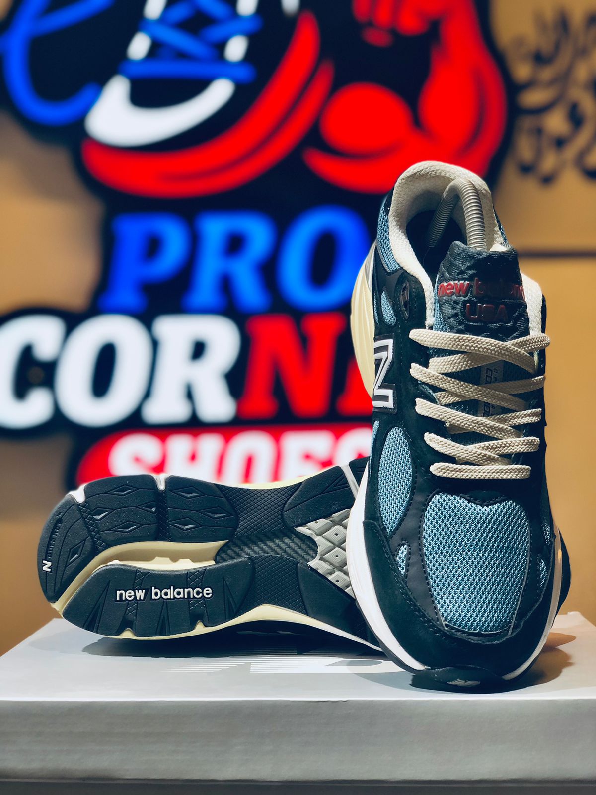 New Balance 990 - Black Blue